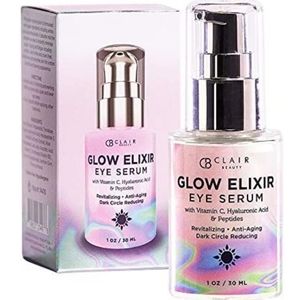 Clair Beauty Glow Elixir Eye Serum NEW SEALED box 1 oz
